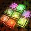 8pcs Flash Ice Cubes Decor Inductive LED Light Glowing Ice Cubes Toy Battery Powered Ice Lamp Bath Toy Colorful for Kids Bathing 5