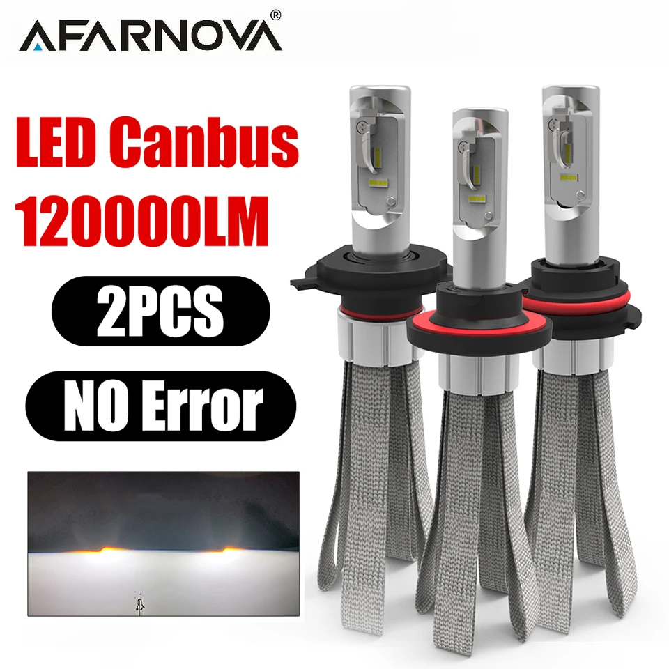 Afarnova H15 Led Canbus H7 H11 H4 H1 Auto H7 Faro Per Auto 8C H3 Led 80W 8000Lm Lampadina Per Automobile Lampada H15 Lampadine Fendinebbia