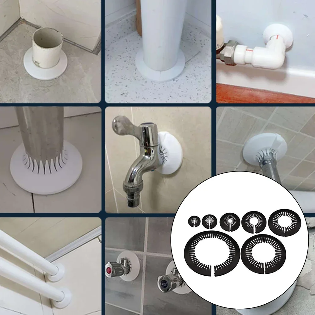 Flange Pipe Cover 5pcs Decorative Rosette For Heating Pipes Wall Pipe Decoration Faucet Accessories Faucet Decorative Cover