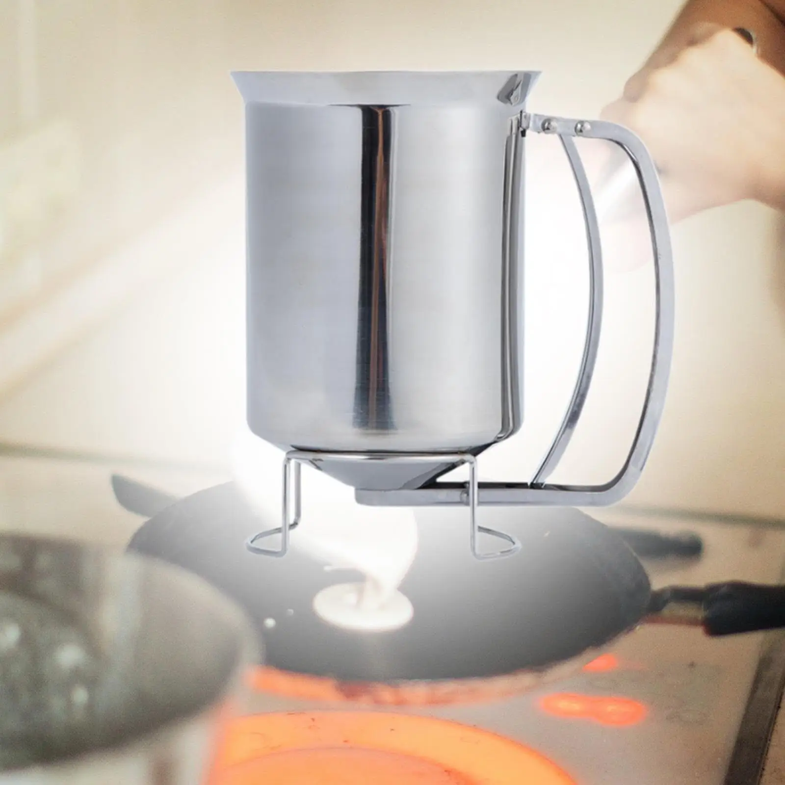 Pancake Batter Dispenser Batter Separator for Cupcakes Cooking Crepes Cookie