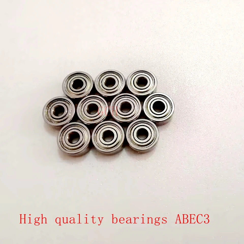 10PCS 5X8X3mm Motor bearing MR85 ZZ W3 ABEC3 5x8x3