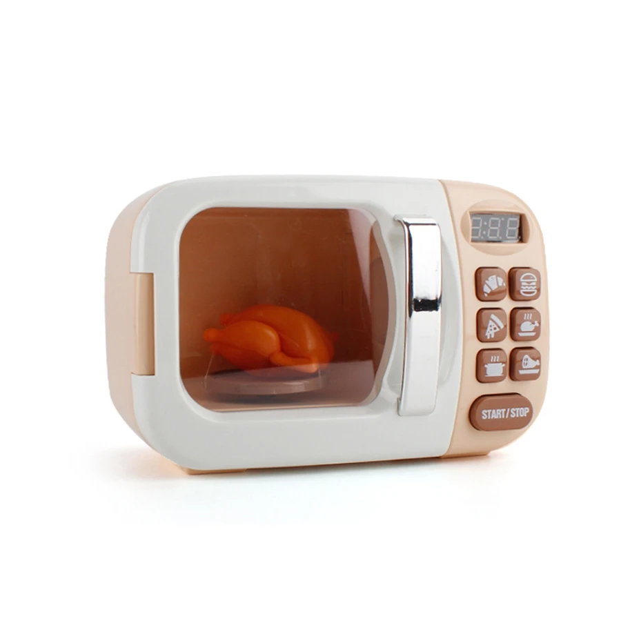 Children's Deluxe Play Kitchen Appliance Set - Includes Microwave, Coffee Maker, Blender, Toaster & Washing Machine Educational Toy
