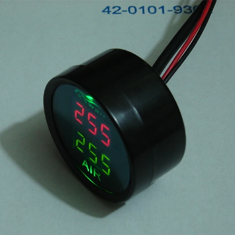 

Air Suspension Shock AIR Pneumatic Shock Absorber Pressure Gauge Two-color Two-group Display Gas Pressure Gauge