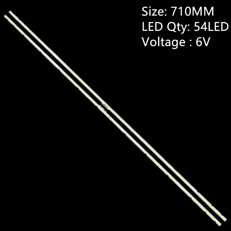 

LED backlight strip for Samsung V8N1-650SMO-R0 6v 54LED 710MM light bar 100% new