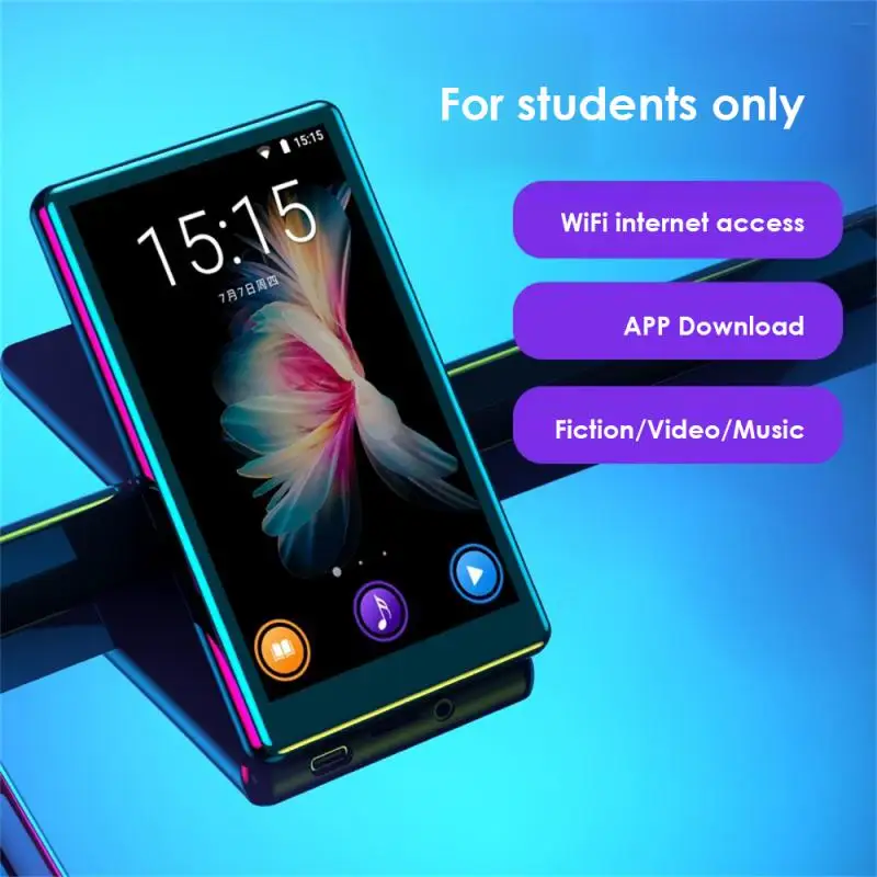 Wifi Android Mp4 Player 64GB IPS 5.0 Inch Touch Screen Hifi Music Mp3 Video Music MP4 Players TF Card Speaker 5000mah