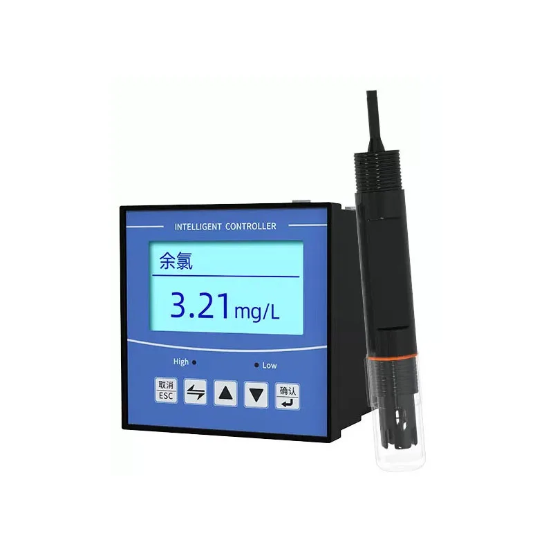 Industrial online residual chlorine detector hospital waste water residual chlorine water quality monitoring analyzer controller