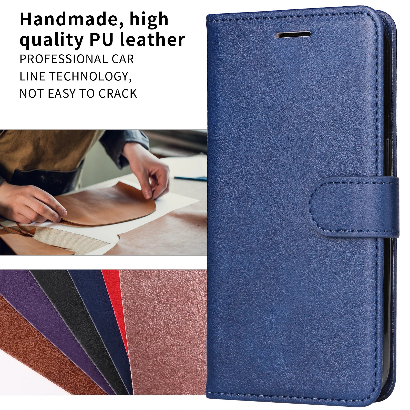 Premium Wallet Flip Leather Phone Case - Stylish and Durable Protection