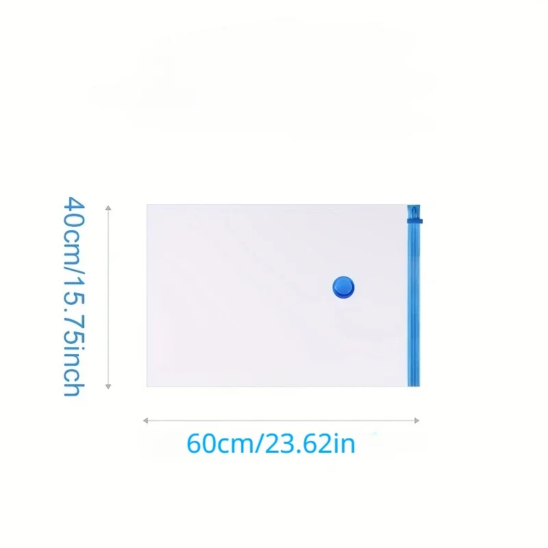 1pc High Quality Transparent Plastic Bags Large Packaging Bags Vacuum Compression Zipper Clothing Packaging