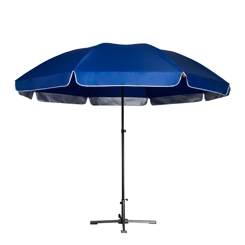 Beach Umbrella 2.4M Factory Outdoor Advertising Stall Sun Protection 48-Inch without base