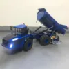 XDRC Toucanhobby Painted Remote Control Dumper RC Hydraulic Articulated Truck 1/14 6X6 Car Model 4