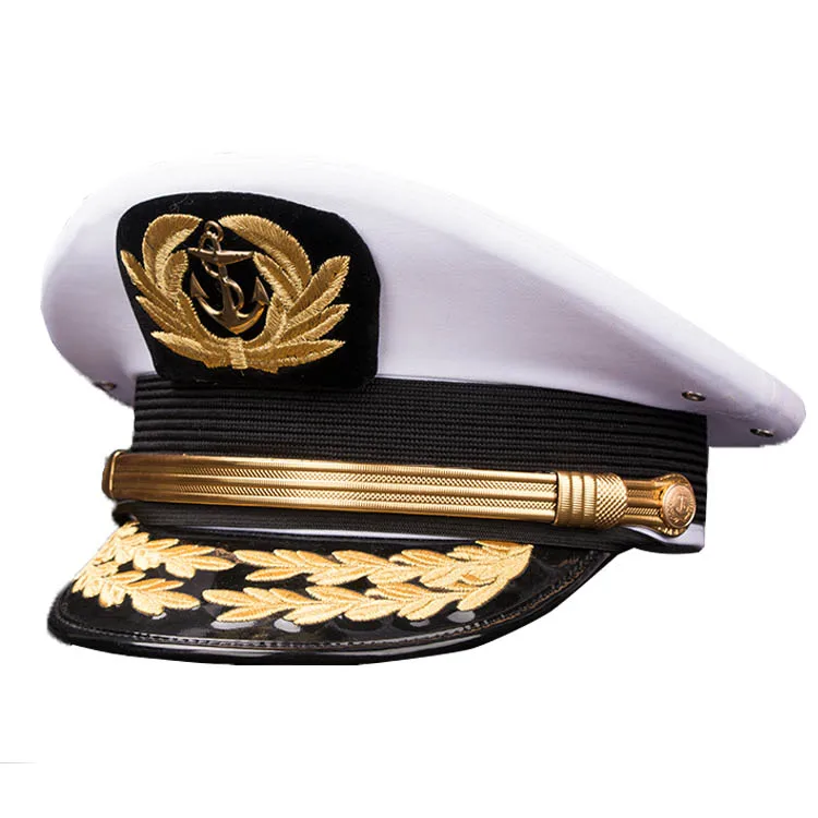 Designer Brand Adult Men's Nautical Big Hat Cap International Crew Embroidery Exclusive Big Sailor Hat Hot Sell Free Mail 4