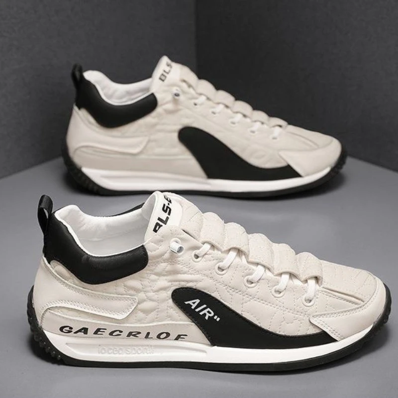 2025 New Men Sneakers Fashion Thick Sole Men Casual Shoes Luxury Breathable Outdoor Male Running Shoes Lace-Up Mens tennis Shoes 2