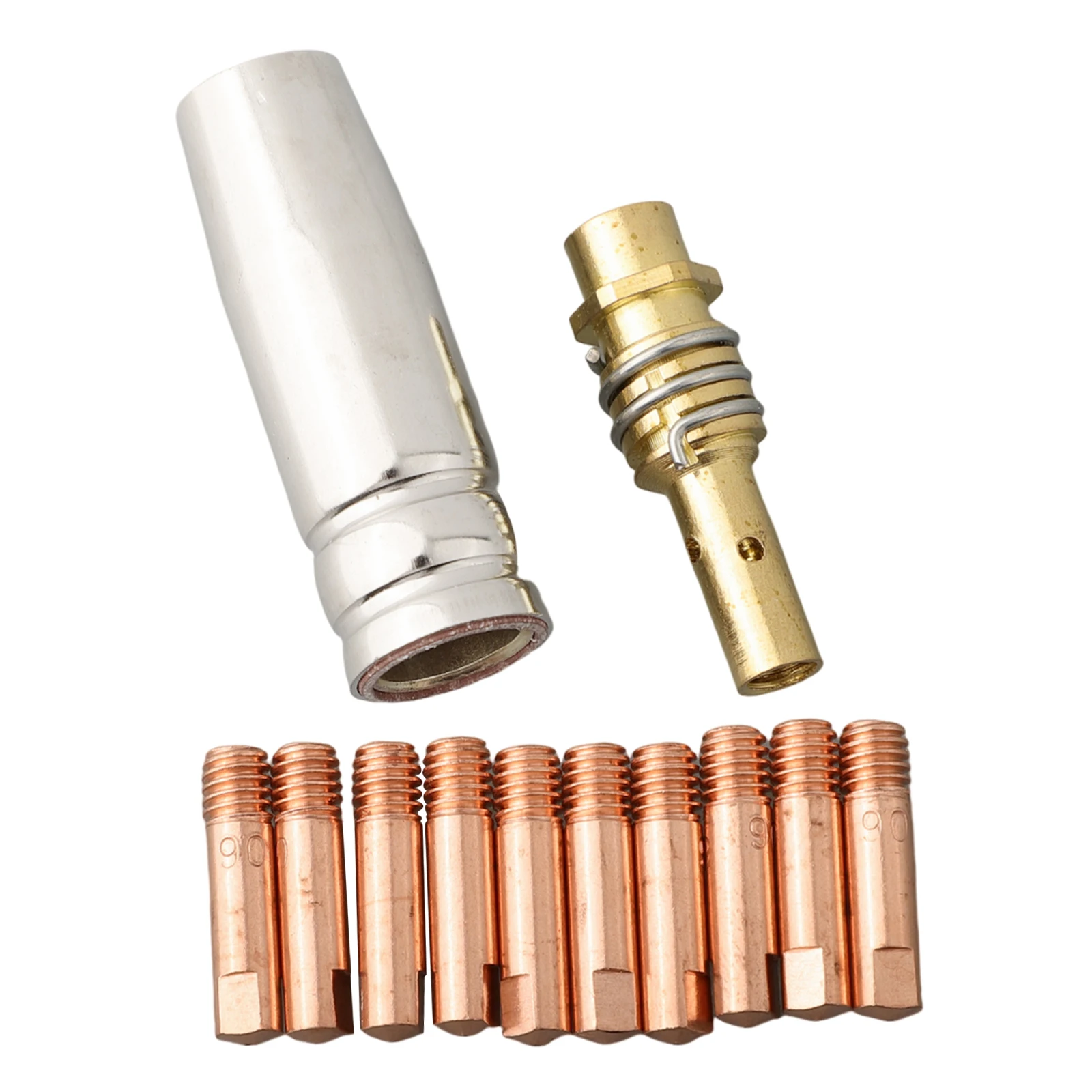 

Nozzle Contacts 0.6/0.8/1.0mm 12pcs Accessories Brackets M6x25mm Tip MB15 Replace Shroud Welding Torch Brand New