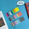 480 Sheets 24Colors Transparent Sticky Notes Scrapes Stickers Note Pads Paper Clear Notepad School Stationery Office Supplies 2