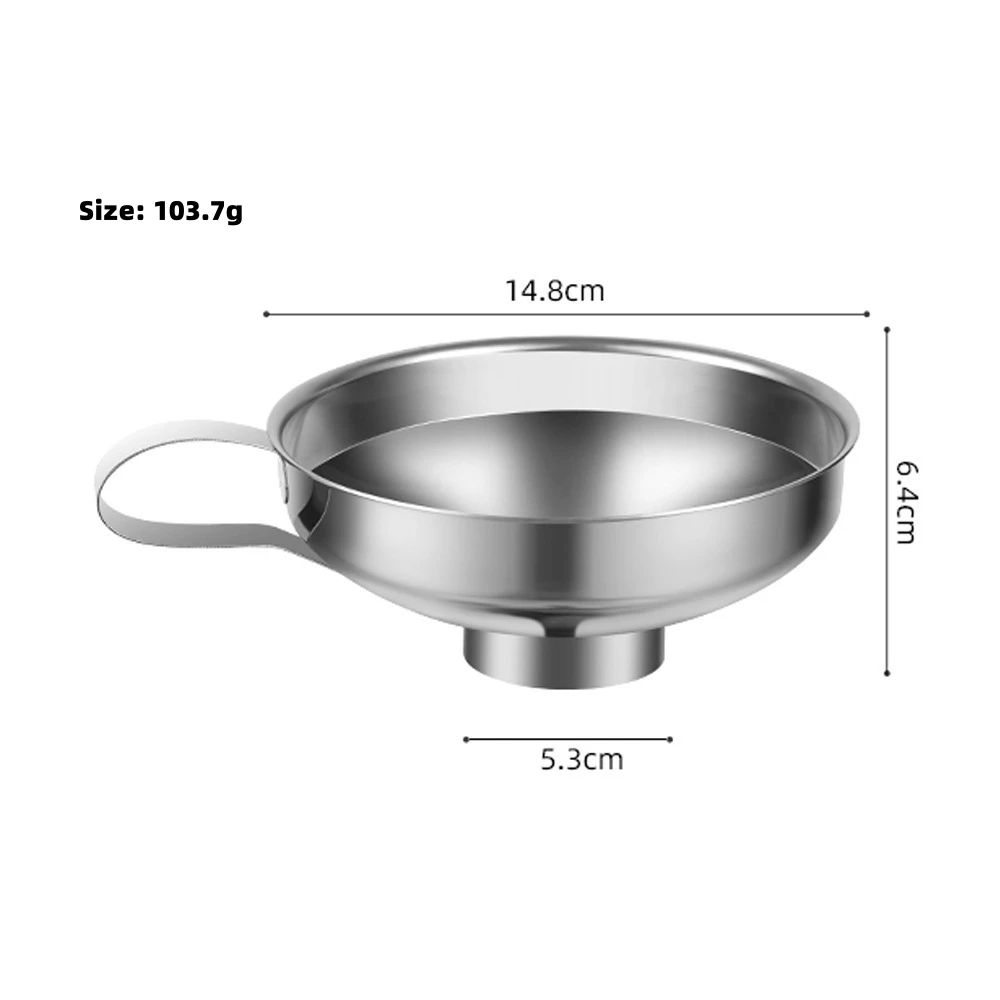 Stainless Steel Wide Funnel 3