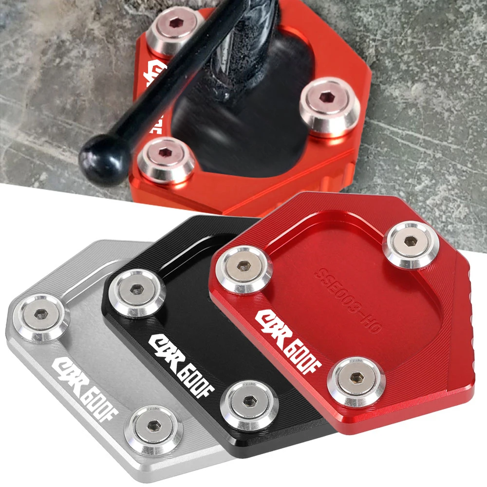 

For HONDA CBR600F CBR 600 F 2011 2012 2013 Motorcycles Accessory Side Stand Enlarger cbr 600F Plate Kickstand Enlarge Extension