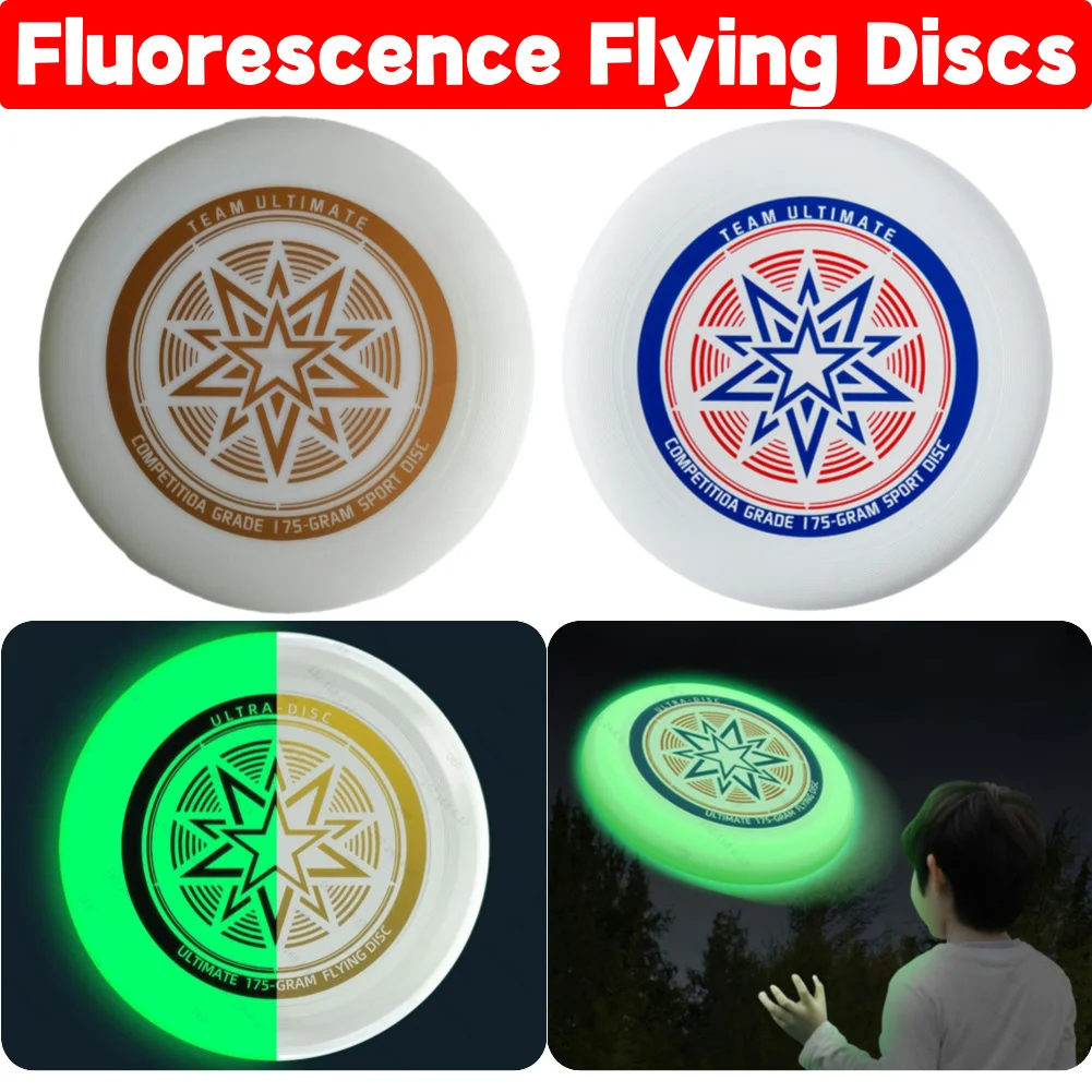 Ultimate Flying Saucer 175g Professional Throwing Disc 10.73in Lightweight for Outdoor Sports Beach Camping Game flying disc