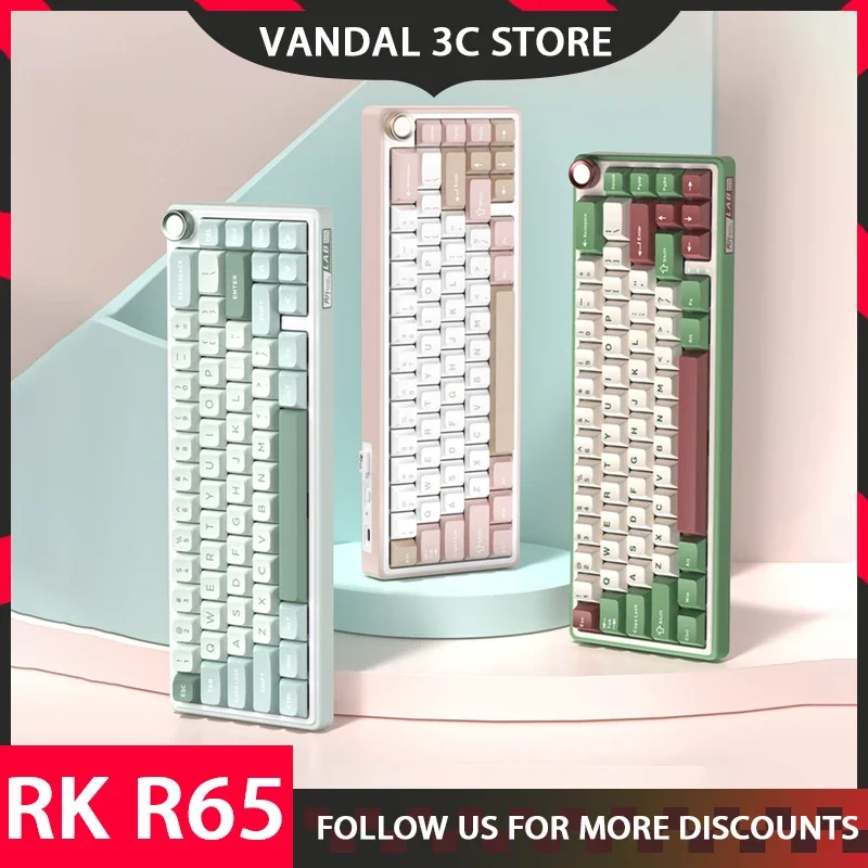 rk-r65-mini-mechanical-keyboard-three-mode-24g-wireless-bluetooth-rgb-hotswap-65keys-pbt-keyboard-gaming-non-contact-keyboard