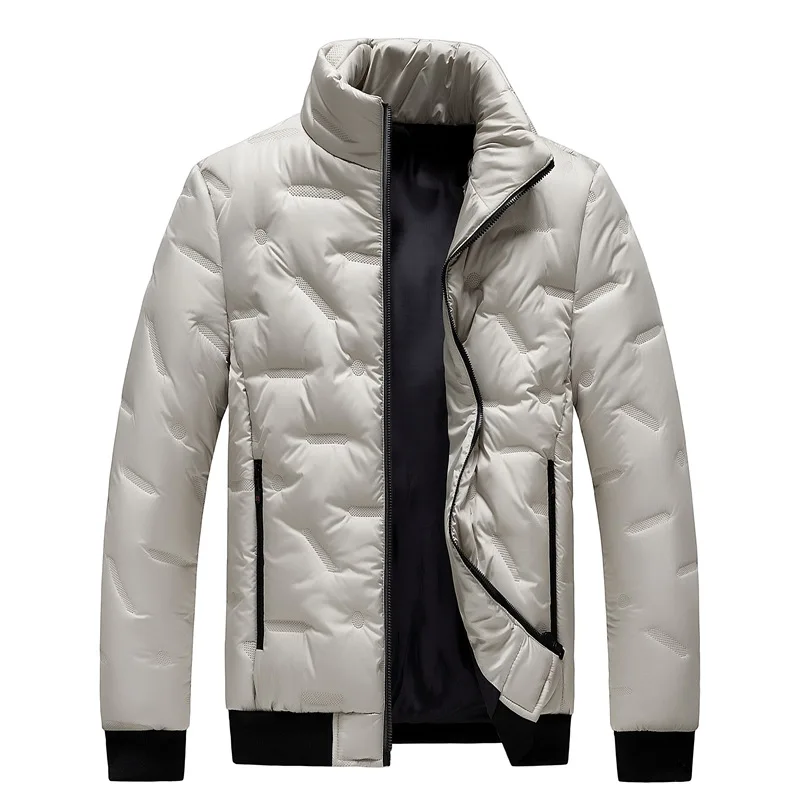 

Winter Parkas Coat Men 2022 Men Cotton Padded Jacket Male Stand Collar Parkas Autumn Men Warm Outwear Puls Size 6Xl 8Xl
