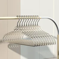 Transparent Acrylic Clothes Hanger Racks Wardrobe Hangers Clothes Drying Rack Clothing Hangers Closet Wardrobe Organizer 1PC 1