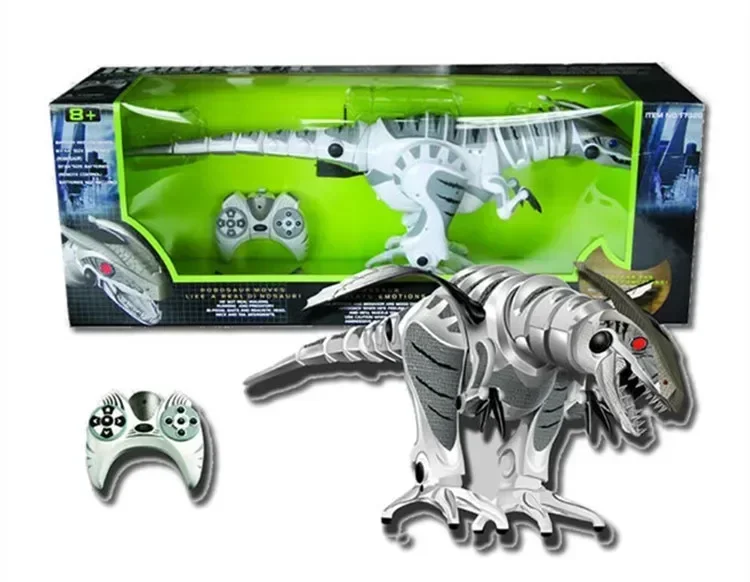 [Funny Multi-function Jurassic sensing intelligent infrared remote control RC robot programming mechanical dinosaur robosaur toy 5
