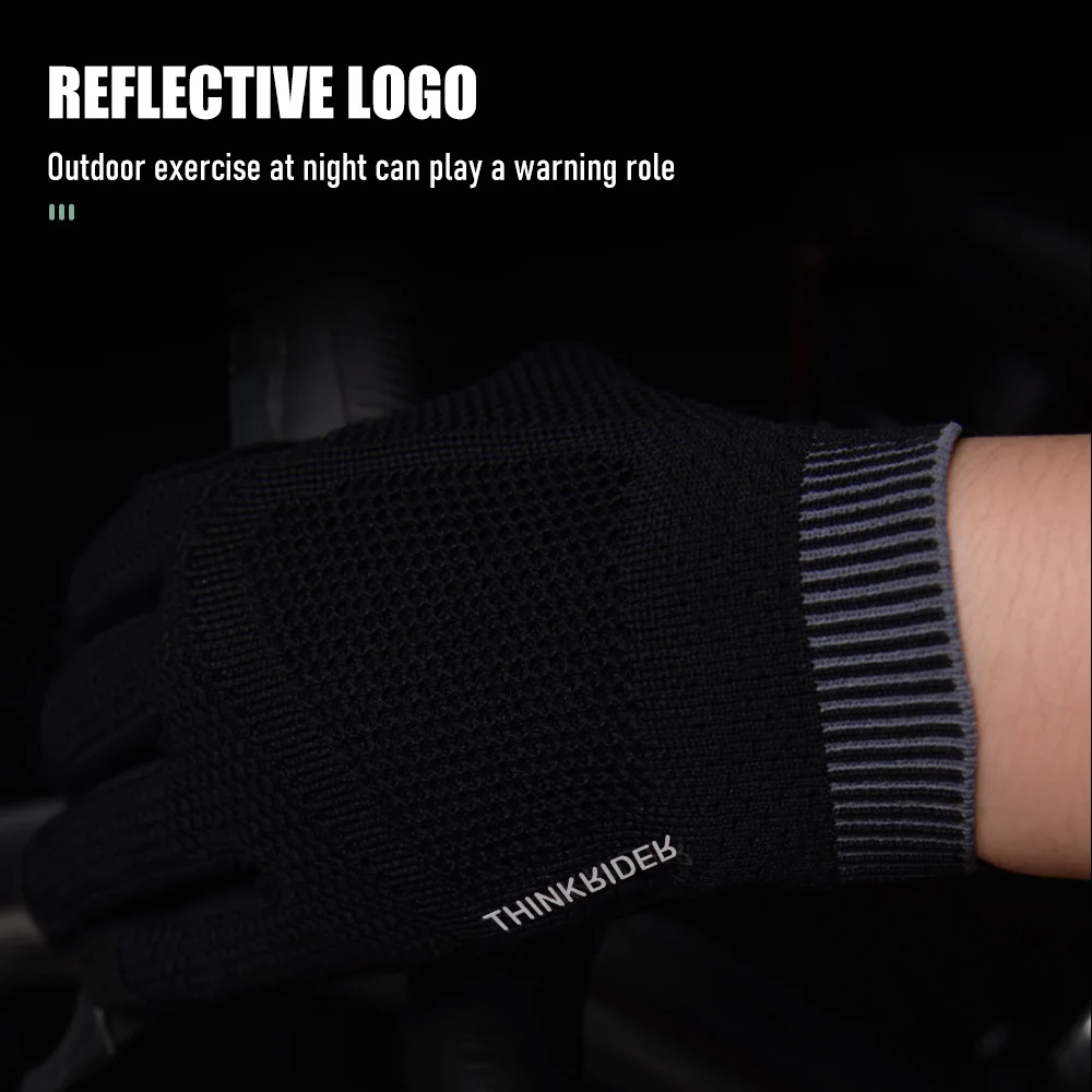 ThinkRider Cycling Gloves Winter Full Finger MTB Bike Bicycle Sports Gloves Men Women Knitted Gym Motorcycle Gloves 2