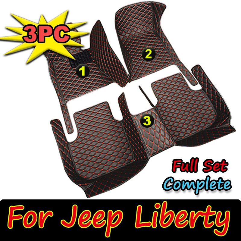 

Car Mats For Jeep Liberty Cherokee KJ 2002~2007 Classic Version Waterproof Floor Mats Foot Mat Alfombrillas Auto Car Accessories