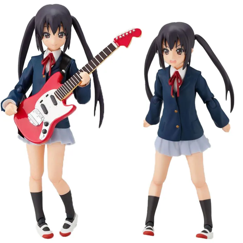 

Max Factory Figma 061 Nakano Azusa K-ON Uniform Ver Anime Figure Model Collecile Action Toys Gifts