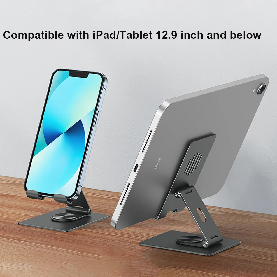 Wiwu-tablet Suporte para Ipad Pro 12.9 ar 10.9 com Rotação Duplo Suporte Ajustável para o Telefone Móvel Suporte de Mesa Dobrável