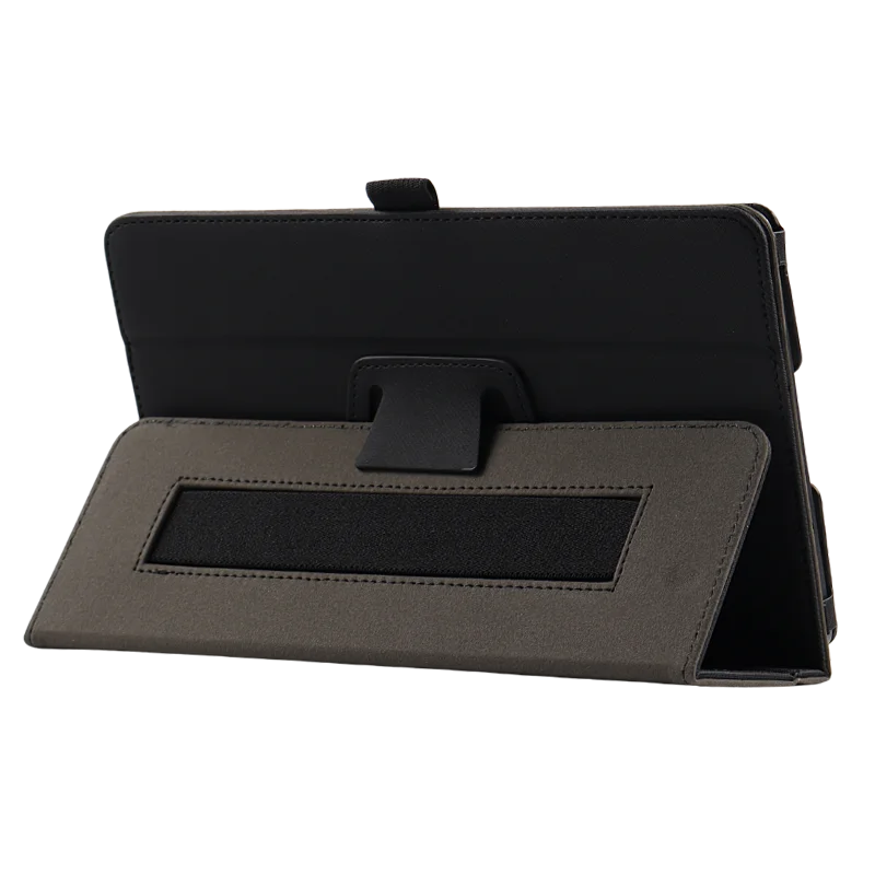 Premium Magnetic PU Leather Tablet Case with Hand Strap and Folding Stand - 8.68