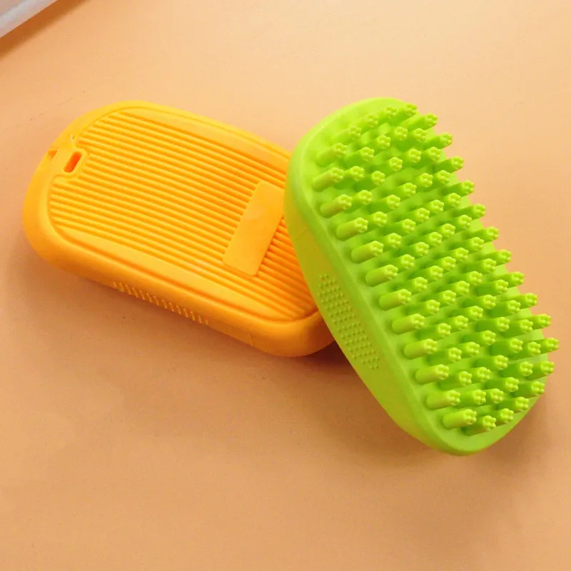 

Pet Bath Brush Pet Silicone Massage Brush Hair Removal Brush Pet Dog Cat Grooming Cleaning Tools Pet Grooming Accessories