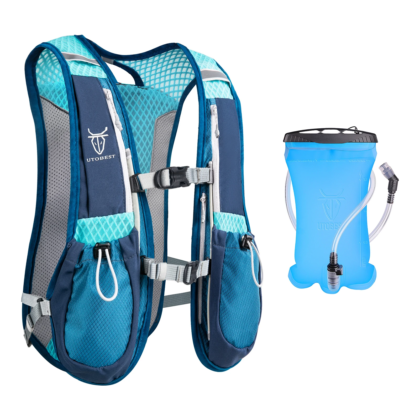 Ultra Lightweight Hydration Vest 5L with 1.5L Water Bladder