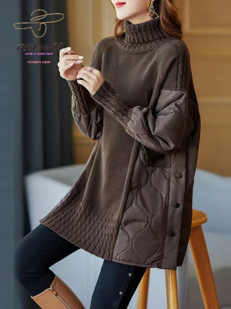 Western Winter Clothes That Actually Work: A Real-World Review of the  Women's Turtleneck Spliced Sweater