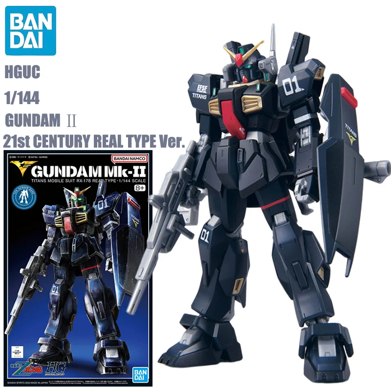 

In Stock BANDAI HGUC 1/144 GUNDAM LIMITED RX-178 GUNDAM Mk-II [TITANS] [21st CENTURY REAL TYPE Ver.] Anime Action Figures Toy