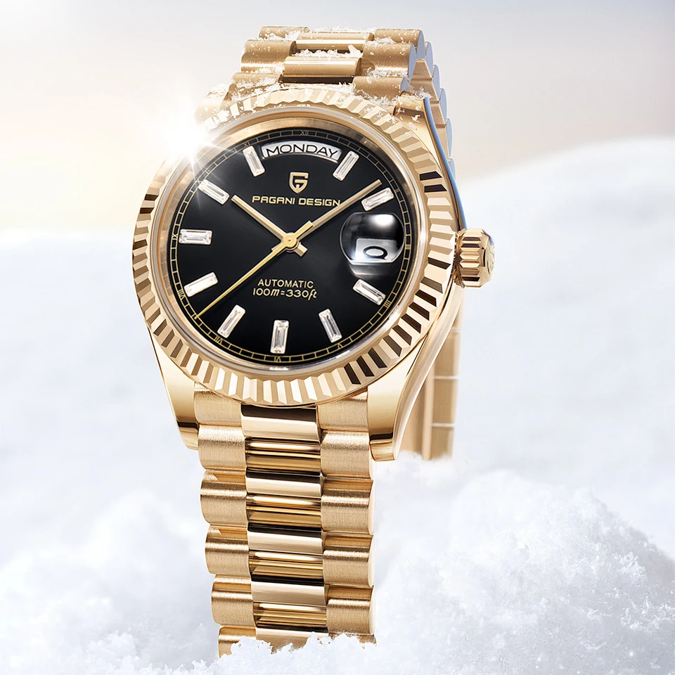 Luxury Men's Mechanical Watch Automatic with Sapphire Glass