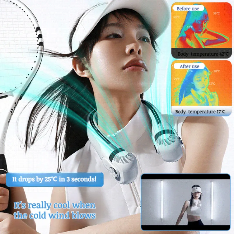 

CarryNeck Fan Usb Small Fan Outdoor Sports Portable Carry Fan
