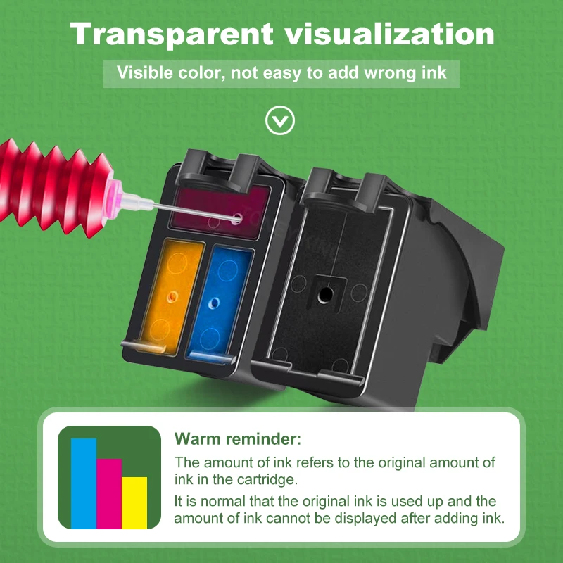 For HP61 Compatible Ink Cartridge for HP 61 XL CH563WN CH564W Deskjet 1056 1000 J110a 1010 1510 2050 J510a Printer 61XL