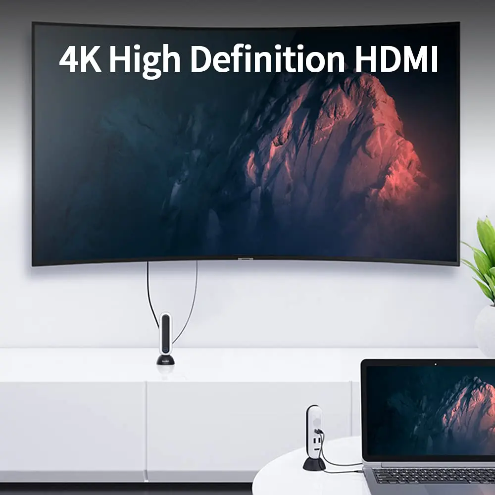 Peakdo-ワイヤレスHD送信機および受信機キット,4k,0レイテンシ,HDMI