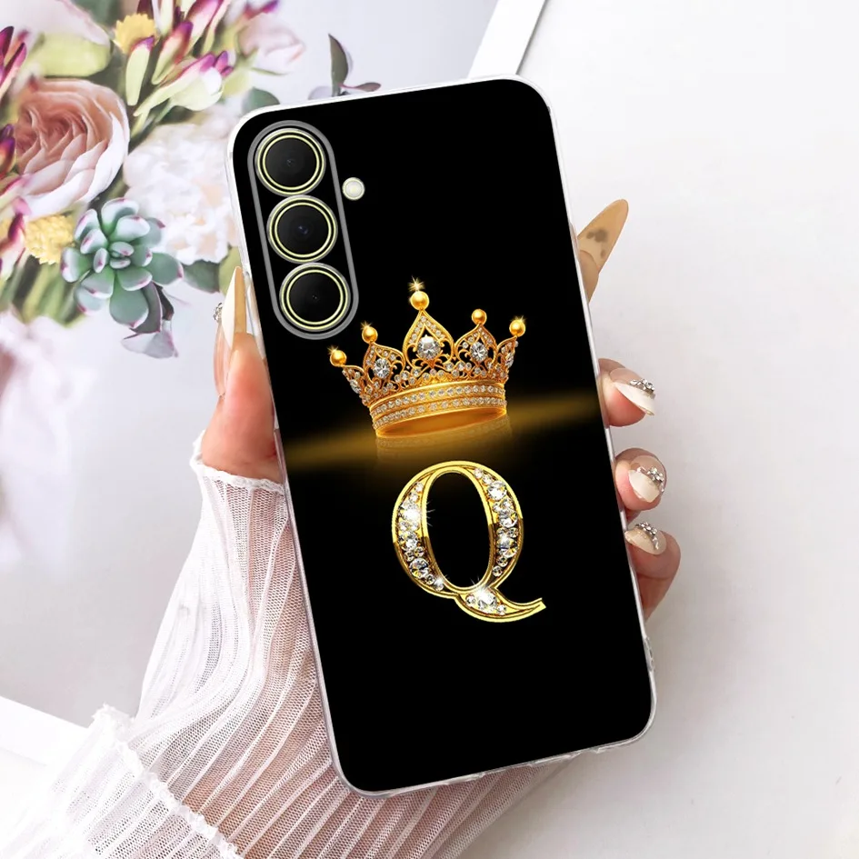 Luxury Crown Letters Soft Silicone Phone Case Bumper