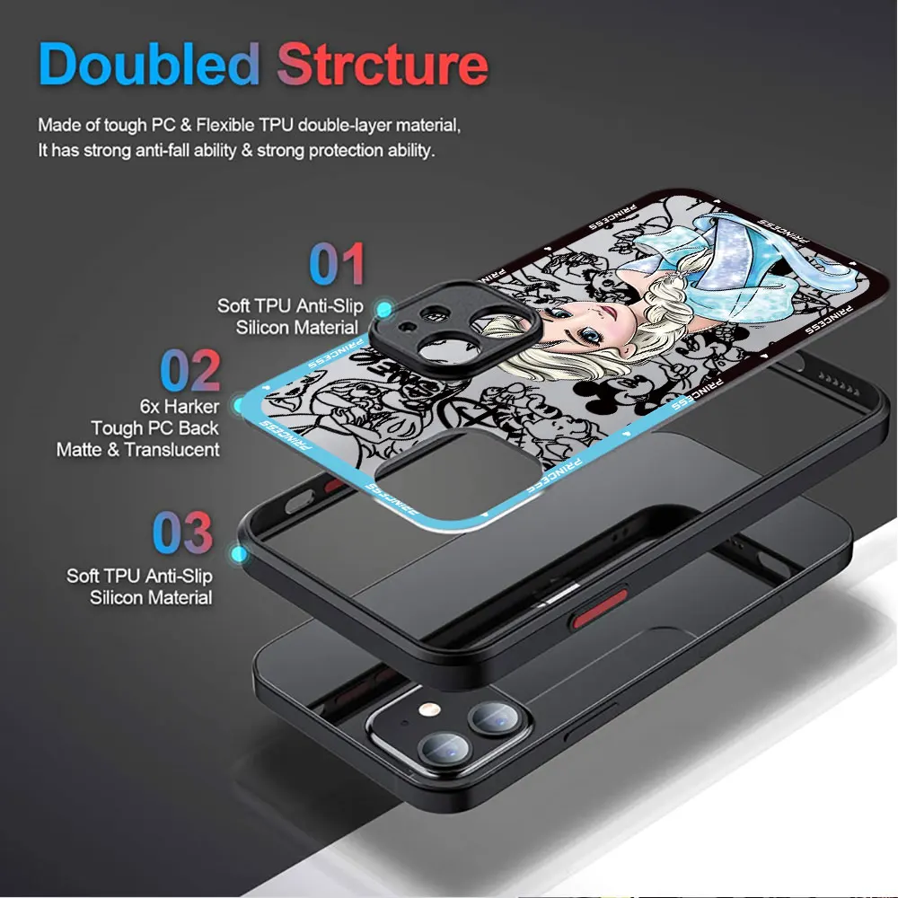 【ラプンツェル様用】ARMOR / ARMOUR Armor Shockproof Case for iPhone 14 Pro Max 13 XS X 7 8 Plus