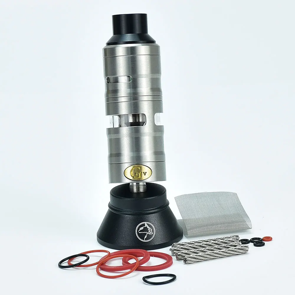 

Gevolution V2 23mm Mesh RTA vape Rebuildable Tank Atomizer mesh atomizer 4ml 316ss Tank Vape Atomizer vs kayfun x mtl rta