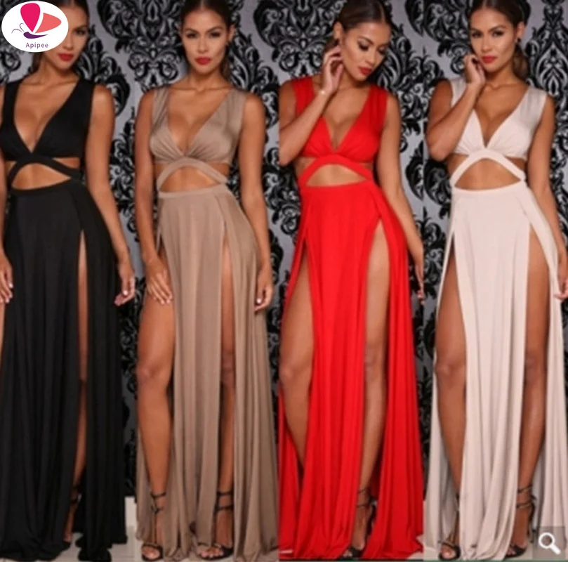 

2023 Best Quality Famous Brand Dress Solid Spaghetti Strap Backless Summer Celebrity Party Maxi Dress Vestidos