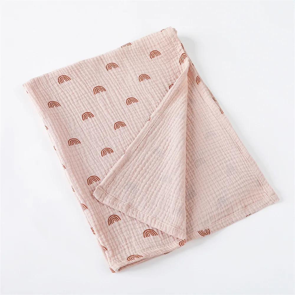 Baby Muslin Swaddle Blankets Baby Receiving Blanket Infant Wrap Bath Towel Baby Born Stroller Cover  Newborn Soft Quilt 6