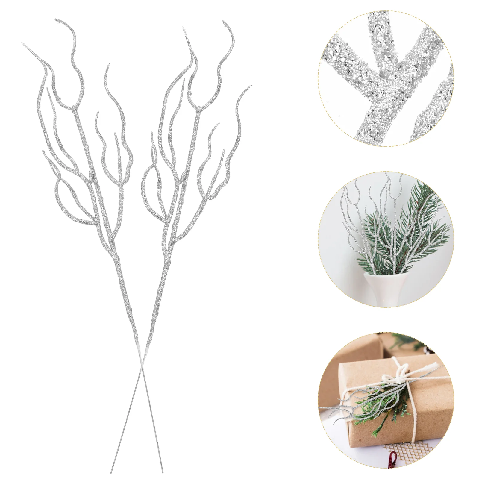 

10pcs Xmas Leaves Decoration Christmas Tree Decor Simulation Leaves Accessories