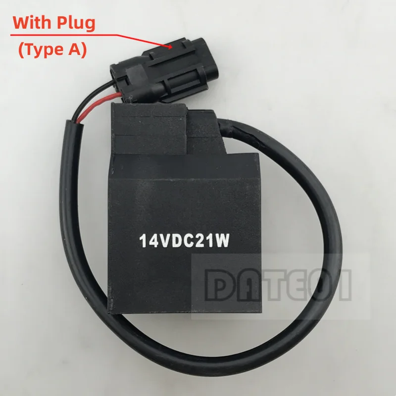 유압 굴삭기 R210/215/225/275/305/335-7-9 파일럿 안전 잠금 솔레노이드 밸브 코일