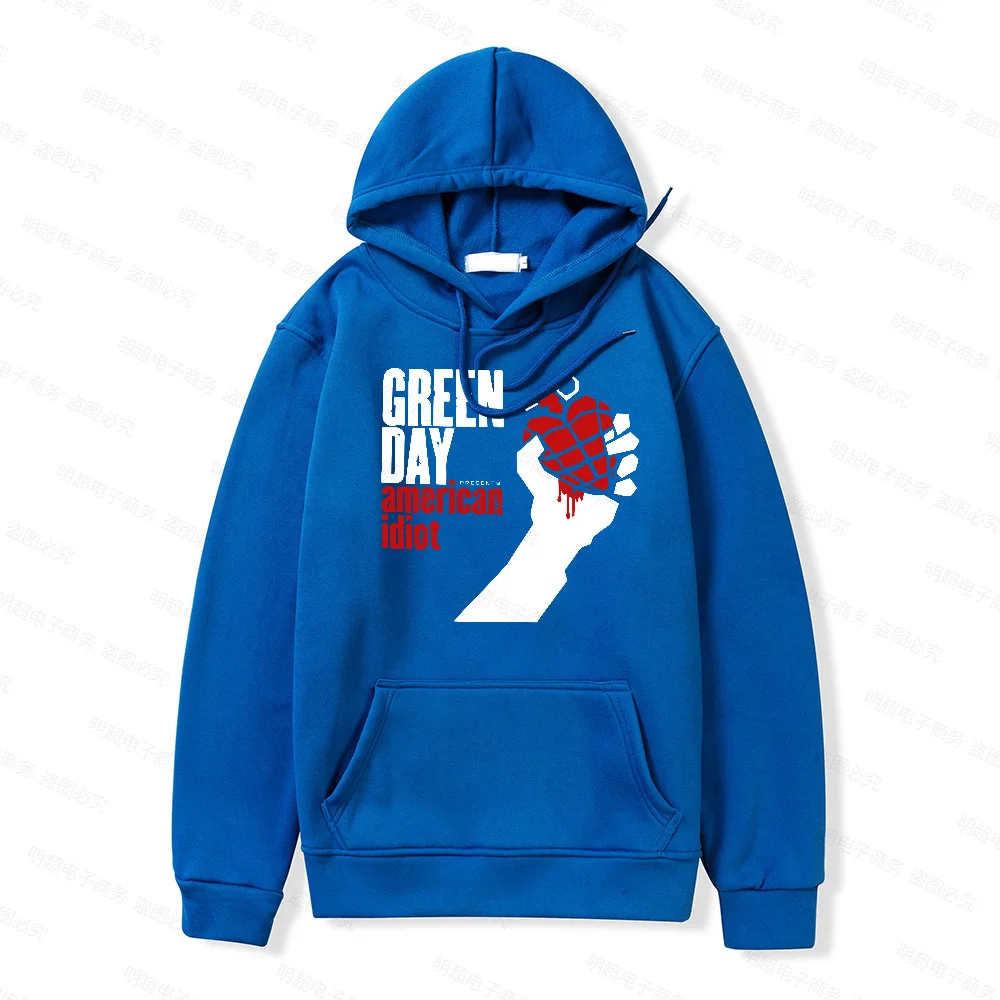 Green Day 'American Dump Album Cover' Felpa-Nuevo Y Oficial Felpa Con Cappuccio Casual In Cotone Da Uomo Primavera Autunno Brand Top