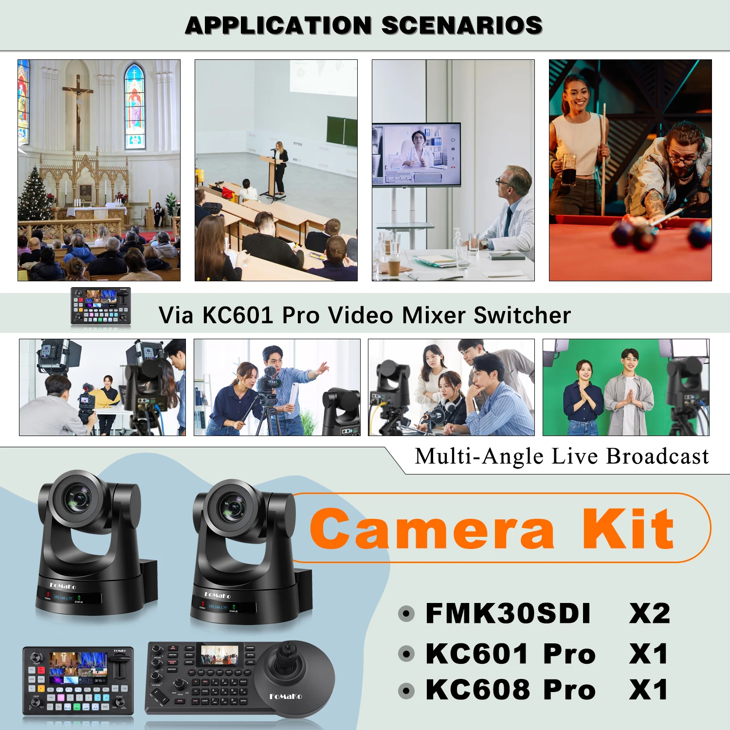 Fomako-ptz hdmiカメラ,光学ズーム30x,sdi ptz,kc601 proビデオ