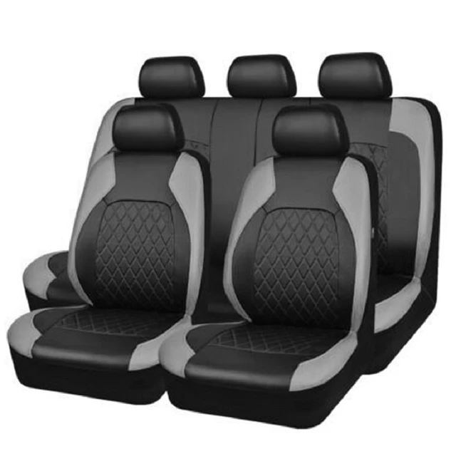 Hohe Qualität Auto Sitzbezüge PU Leder Sitzkissen Vorne und Hinten Split  Bank Schutz Universal Fit für Auto Lkw van SUV - AliExpress