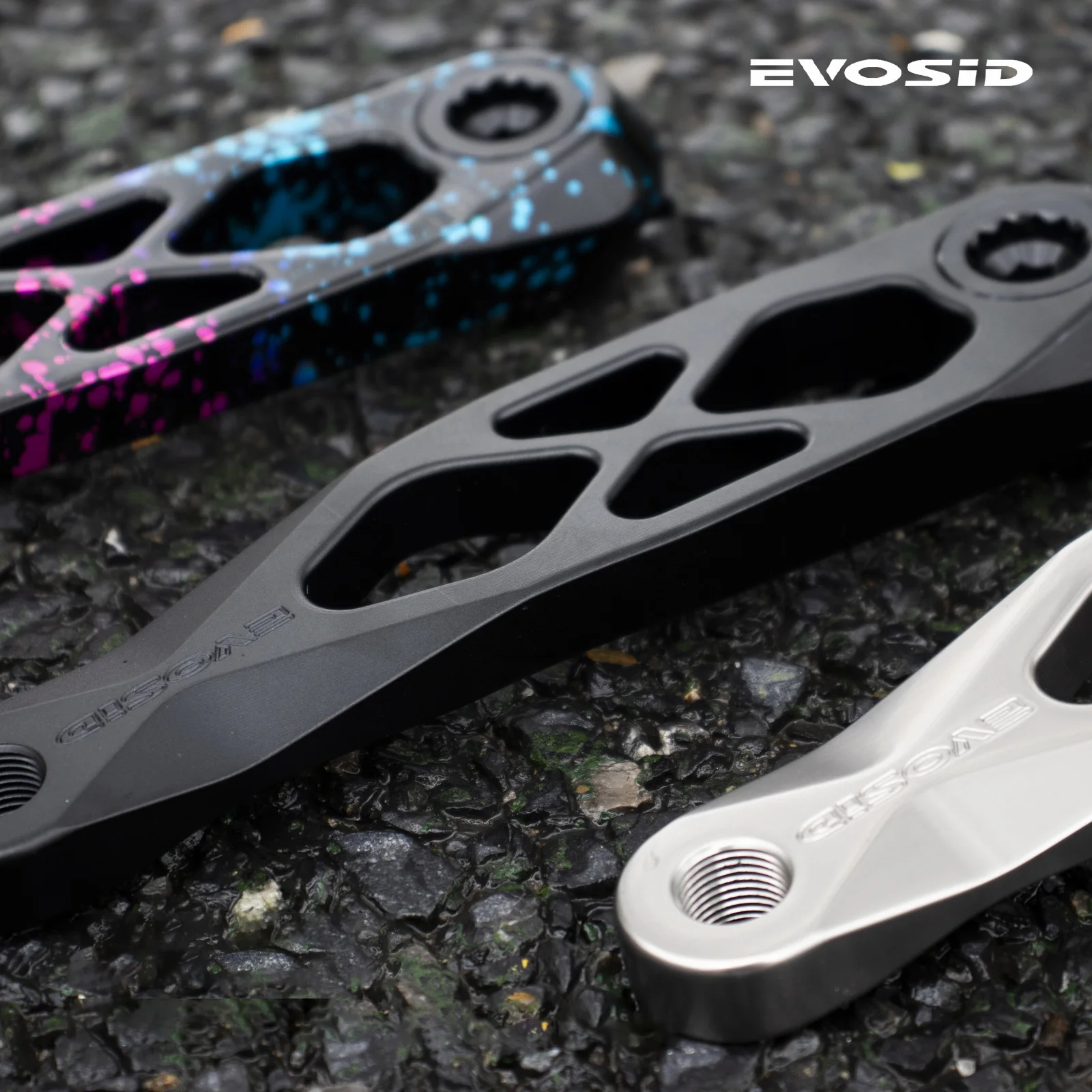 Jeu De Manivelles VTT Trail - Longueurs 165/170/175mm, Broche Creuse CNC, Alu/titane, Neuf Sous Garantie