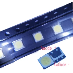200PCS/Lot SMD LED 3535 6V 2W Cold White High Power For LG TV/LCD Backlight Application